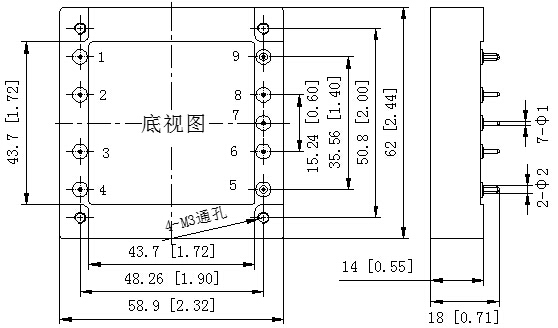 DC-DC鐵路電源模塊WDHT200-300系列(200-300W)